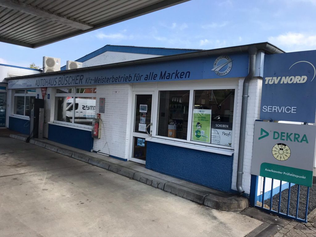 Autohaus B&uuml;scher KFZ Werkstatt Wietmarschen Au&szlig;enansicht